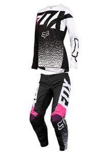 Fox Racing 2019 Womens 180 MATA Jersey and Pants Combo Offroad Riding Gear Black//Pink XSmall Jersey//Pants 2W